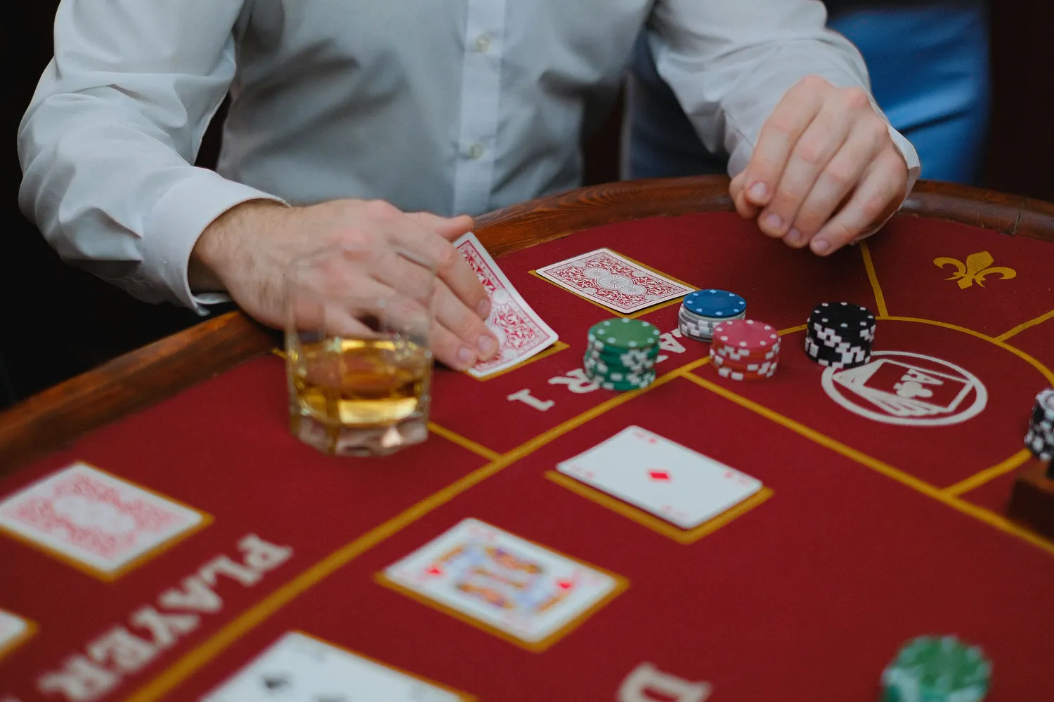 High-stakes poker table dynamics